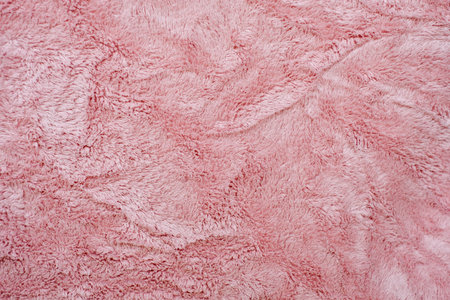Fabric background, pink fur, texture material