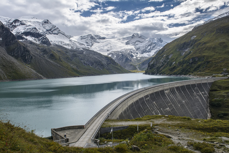 Mooserboden dam in Austriaの写真素材