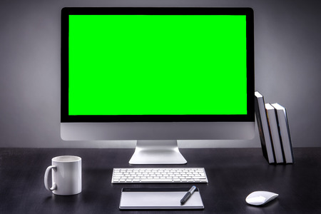 Computer desktopの写真素材