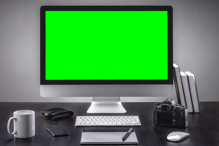 Computer desktopの写真素材