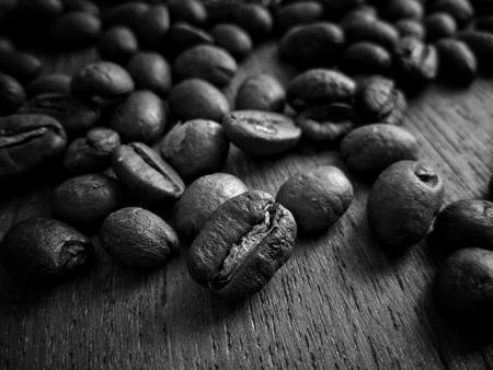 Black&white, Art, vintage, coffeebean.の写真素材