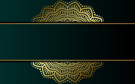 Luxury background with gold ornament and space for your text.のイラスト素材