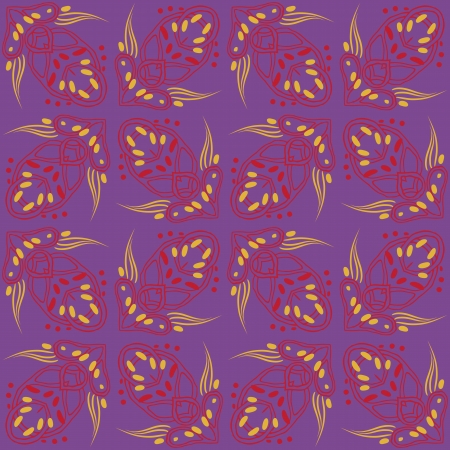 strange futuristic psychedelic patternのイラスト素材