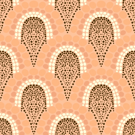 Geometric pattern in art deco style in soft colorsのイラスト素材