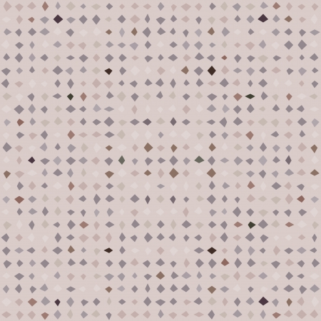 Seamless retro pattern with scattered microscopic diamond shapes in 1950s style. Texture in organic brown for web, print, wallpaper, gift wrapping, website, background, fall fashion, home decorのイラスト素材