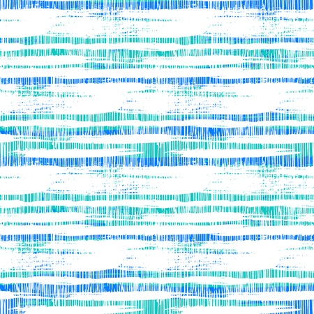 Vintage striped pattern with crossing brushed lines in nautical blue colors. のイラスト素材
