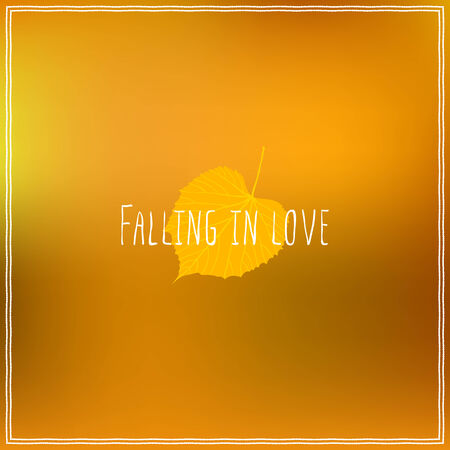 card with autumn decorのイラスト素材