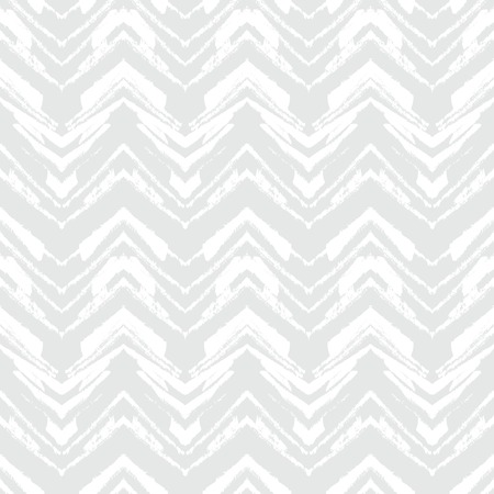 White geometric texture with hand drawn chevronsのイラスト素材