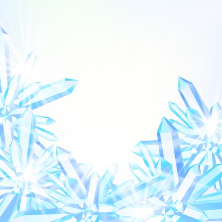 Vector card with winter decorのイラスト素材