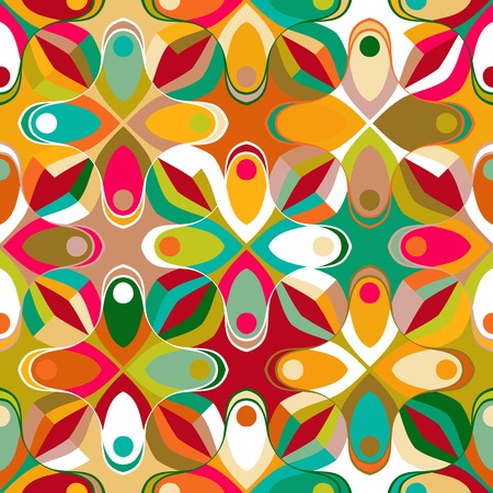 Abstract geometric seamless patternのイラスト素材