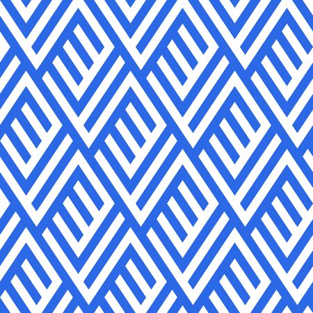 Pattern with stripe, chevron, geometric shapesのイラスト素材