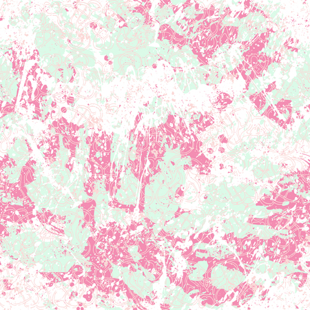 Watercolor splashes pattern in bright color.のイラスト素材