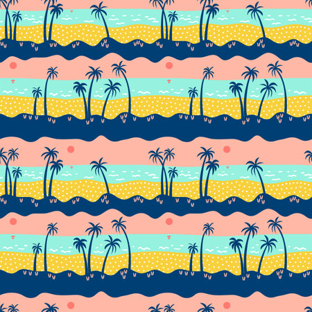 Tropical island stripes