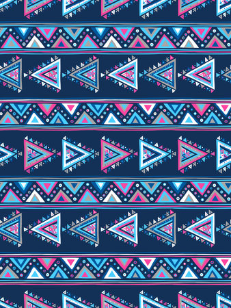 Triangular colorful stripes