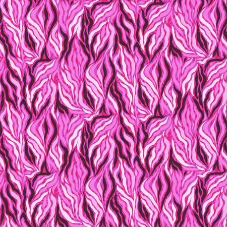 Pink zebra printのイラスト素材