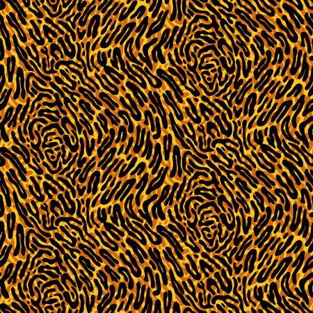 Vector seamless animalistic pattern with cheetah spotsのイラスト素材