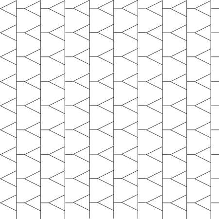 Seamless line pattern geometric shape design of abstract texture background in black and white...