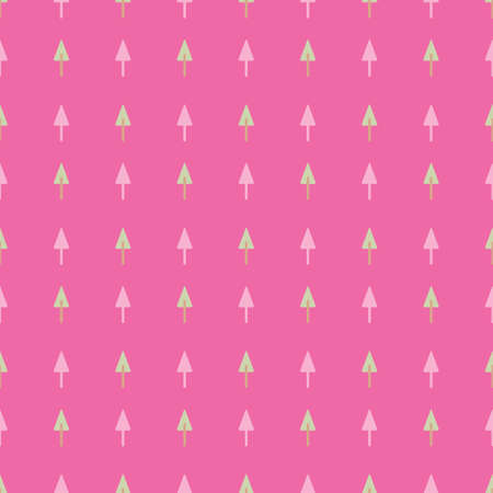 Tree shape vector seamless pattern doodle abstract background illustration for digital and print materials.のイラスト素材