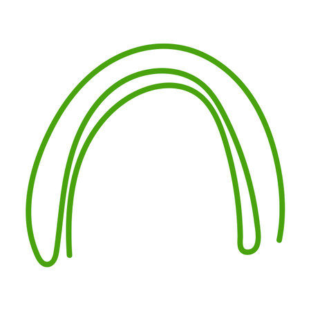 Abstract shape stroke line modern art design element for print and web backgroundのイラスト素材