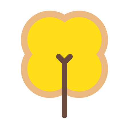 Tree icon vector symbol for nature, ecology and environment in a flat color illustrationのイラスト素材