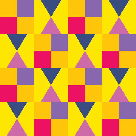 Geometric pattern design art seamless doodle contemporary modern background for texture and fabric element illustrationのイラスト素材