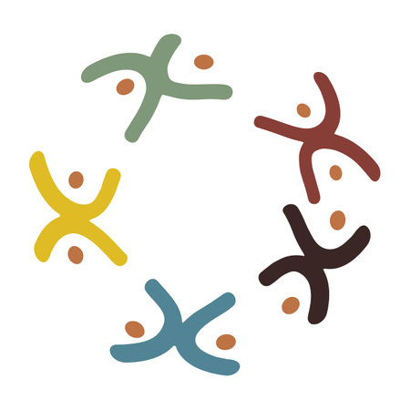 Abstract shape contemporary modern art flower design element illustration for backgroundのイラスト素材