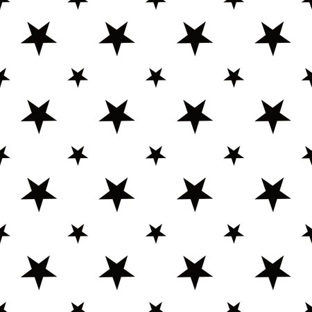 Star seamless pattern geometric shape design of abstract texture background illustrationのイラスト素材