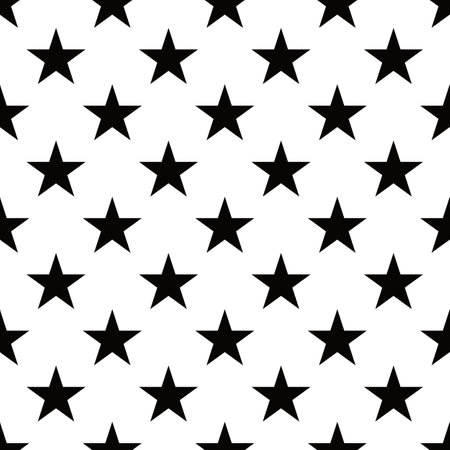 Star seamless pattern geometric shape design of abstract texture background illustrationのイラスト素材