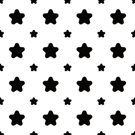 Star seamless pattern geometric shape design of abstract texture background illustrationのイラスト素材