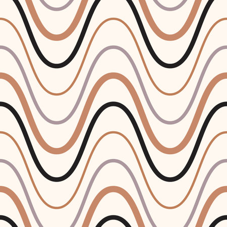 Seamless pattern abstract line texture background of line shape design illustrationのイラスト素材