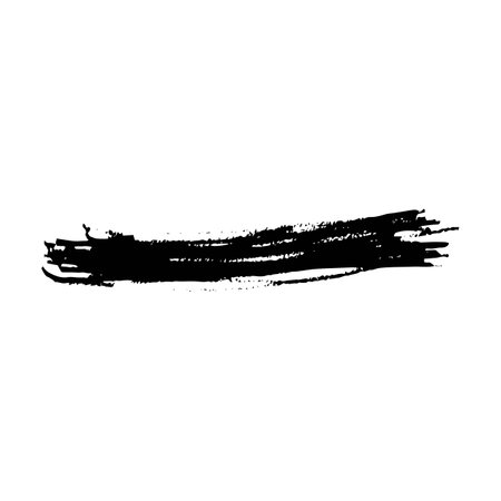 Brush stroke line element, grunge charcoal hand drawn hatches scribble marker art brushes line, 
chalk texture doodle drawing design illustrationのイラスト素材