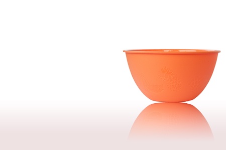 Orange bowlの写真素材