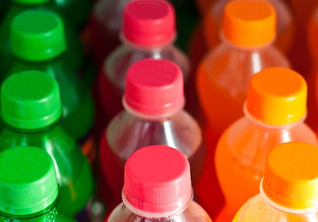 colorful bottleの写真素材