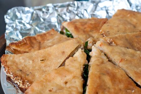 fried prawns cakeの写真素材