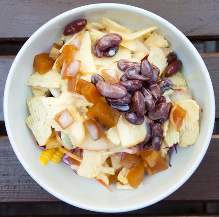 Fresh and healthy cereal salad 