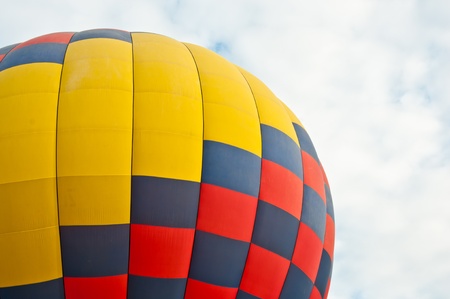 colorful pattern on hot air balloonの写真素材