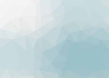 white and blue polygon abstract mosaic pattern background, vector low poly designのイラスト素材