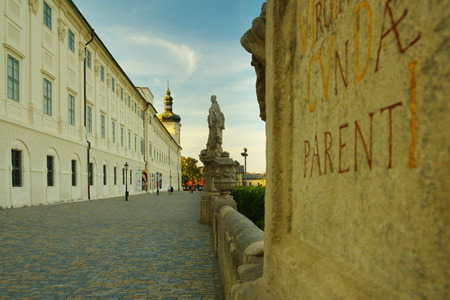 Street in town of Kutna Hora, Bohemiaのeditorial素材