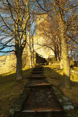 Way to the Lipnice castle, Bohemiaのeditorial素材