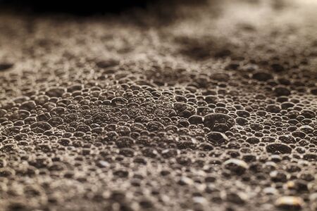Macro photography of detergent bubbles. Use of light to highlight textures through light and shadow....