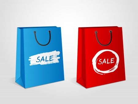 Shopping bags Saleのイラスト素材