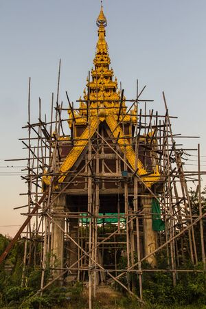 Pattern the Church in Thailand temple in Thailand.の写真素材
