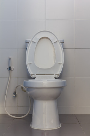Modern design interior of stylish Toiletの写真素材