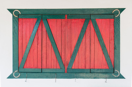 The Red windowの写真素材