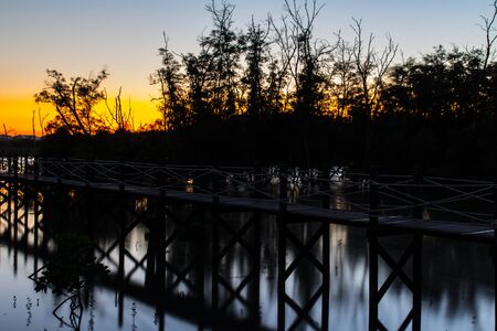 Red sky orange sunset sundown. Amazing amazingの写真素材