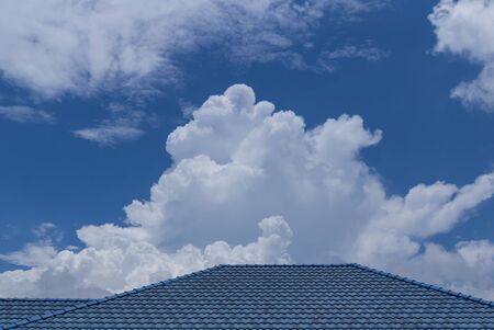 Blue sky.の写真素材