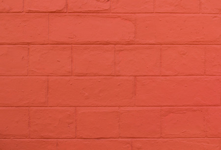 Background of red brick wall pattern texture