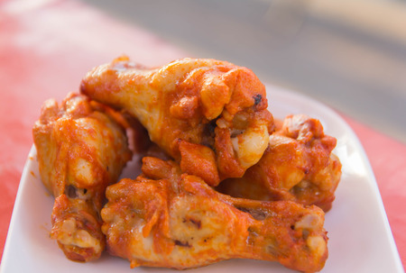 Close-up Fried chickenの写真素材