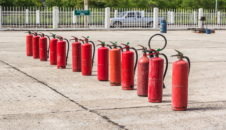 fire extinguisher The redの写真素材