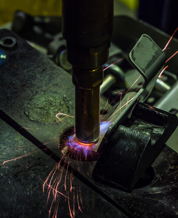 Industrial welding spot nut automotiveの写真素材